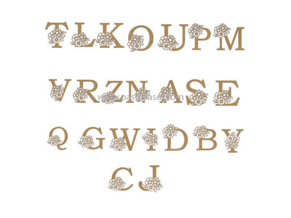 حروف چوبی انگلیسی