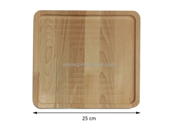 سینی چوبی مربع