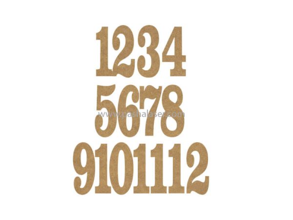 اعداد لاتین خام