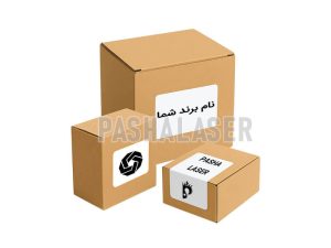 چاپ لوگوی اختصاصی شما روی لیبل سفید (بسته 10 عددی)