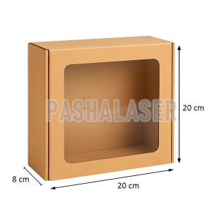 جعبه کرافت پنجره‌ دار