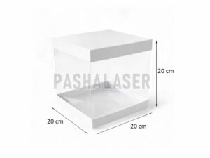 جعبه کیک طلقی کد 39198 (بسته پنج عددی)