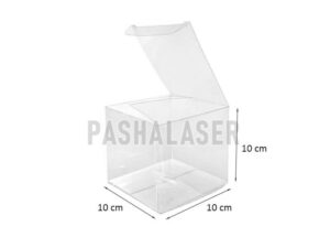 جعبه طلقی شفاف 10x10x10 (بسته 10 عددی) کد 39202