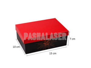 جعبه هدیه قرمز مشکی کد 39200