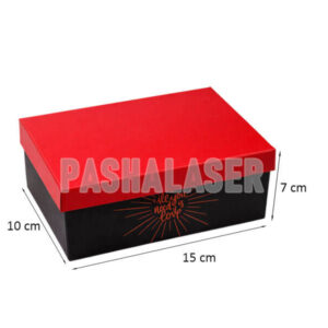 جعبه هدیه قرمز مشکی