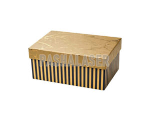 جعبه هدیه راه‌راه طلایی کد 39205
