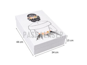 جعبه هدیه لباس مجلسی (44x15x34) کد 39271