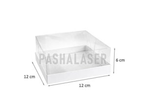 جعبه طلقی گیفت 12x5x12 (بسته ده عددی) کد 39222