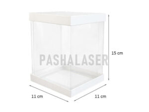 جعبه طلقی کیک و گل (بسته ده عددی) کد 39224