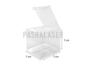 جعبه طلقی مربعی 7x7x7 (بسته ده عددی) کد 39227