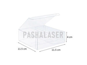 جعبه طلقی اکسسوری 11x11x4 (بسته ده عددی) کد 39228