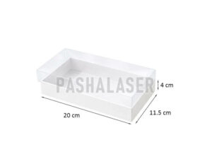 جعبه طلقی زیره مقوا (بسته ده عددی) کد 39236