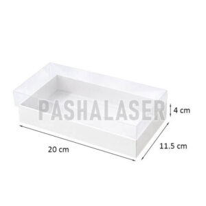 جعبه طلقی زیره مقوا