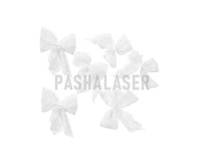 پاپیون دنباله دار سفید کد 39314 (بسته 5 عددی)