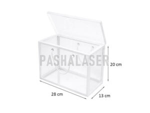 بگ طلقی سفید (28x13x20 سانتی) کد 39338