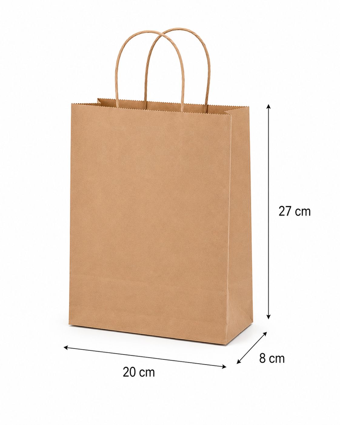 بگ کرافت دسته دار 28×20×8سانتی متر کد 39370