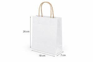 ساک دستی کاغذی  18×26 با گاست 7 و دستگیره کاغذی